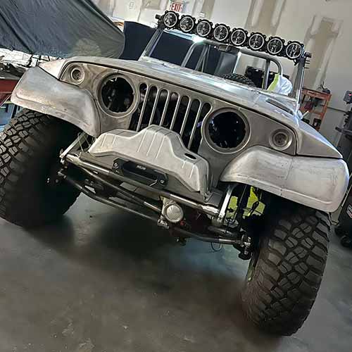Custom Widebody Jeepster Fabrication