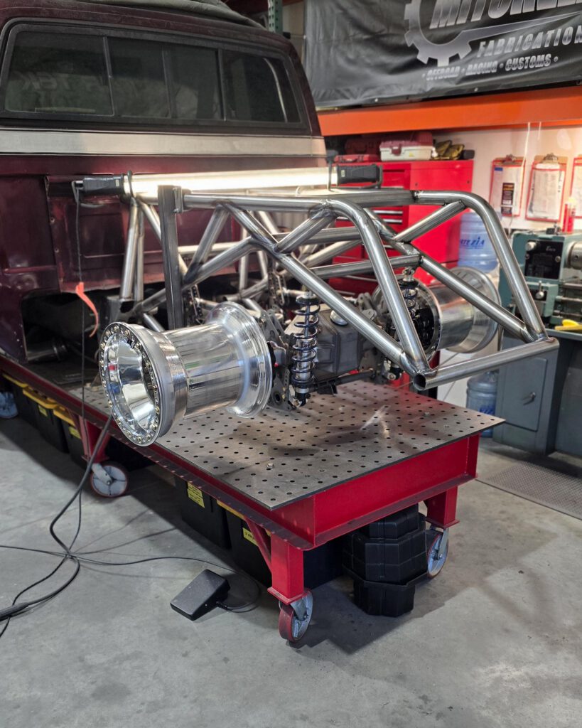 Custom tubular back half fabrication