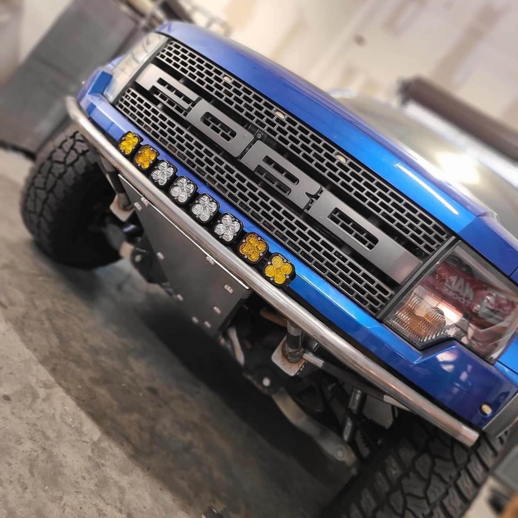 Custom Ford Raptor Bumper and Lighting Fabrication