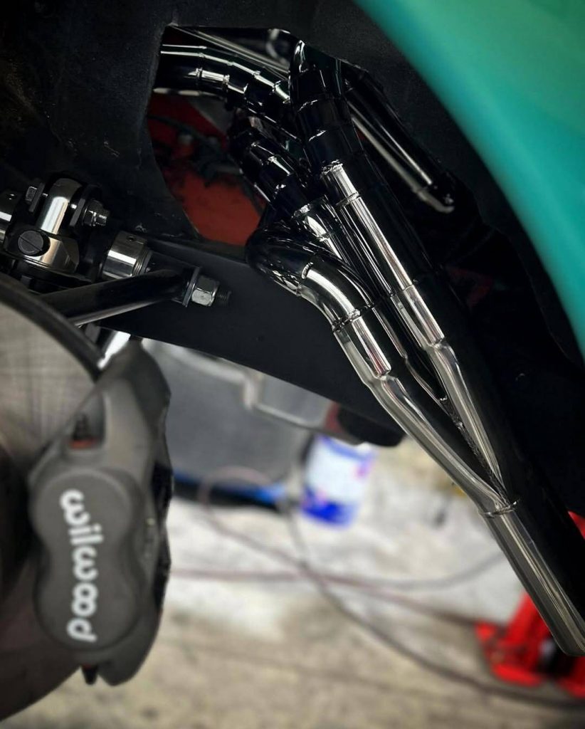 Hot rod exhaust header fabrication