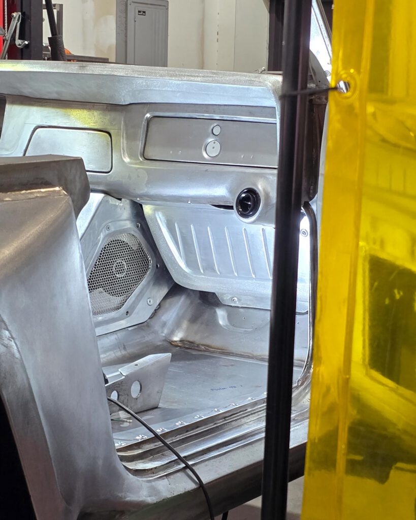 Custom sheet metal dash build