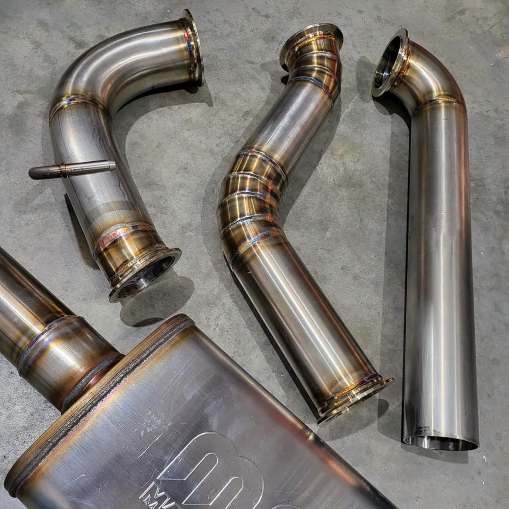 Stainless exhaust welding and fabrication