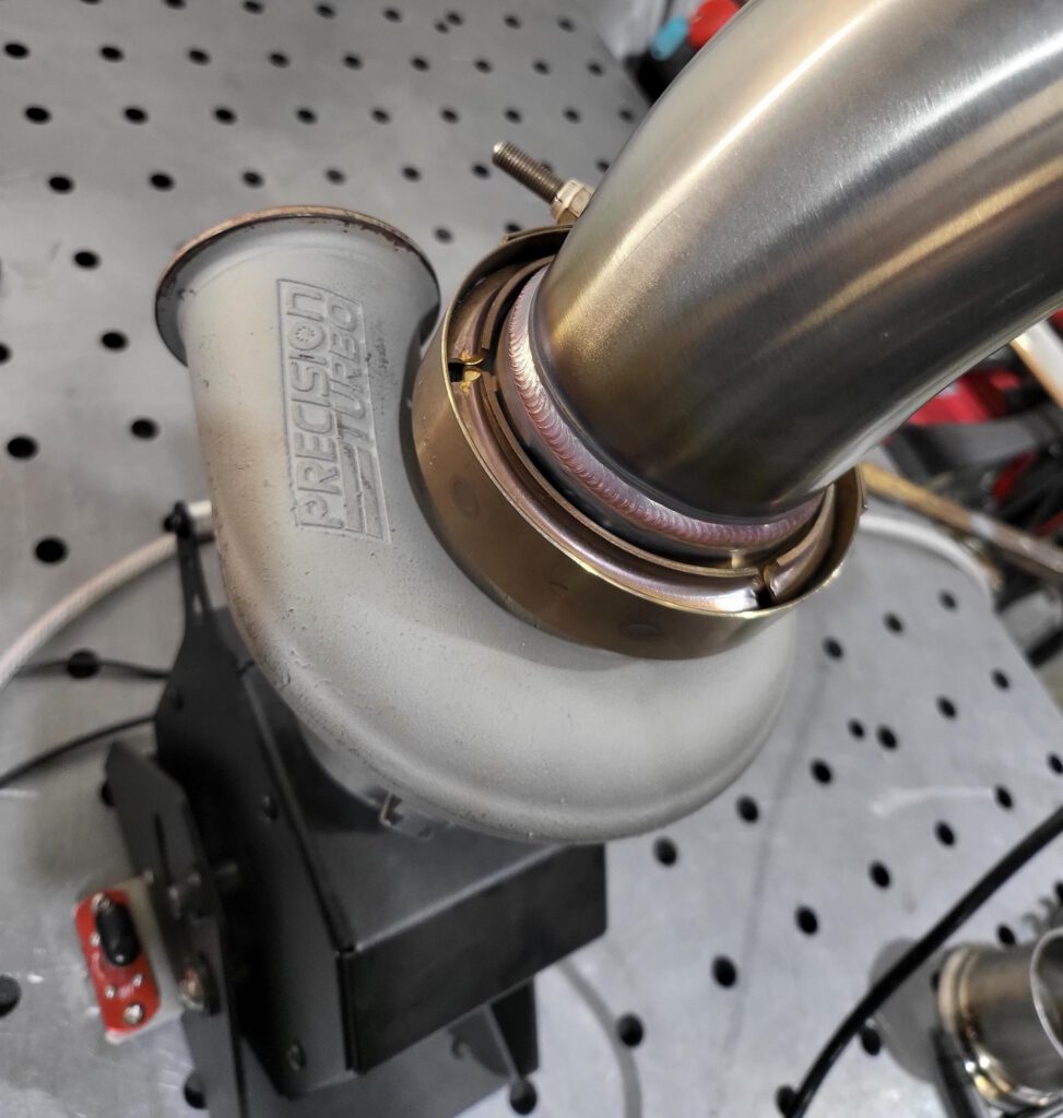 Custom turbo downpipe and exhaust fabrication