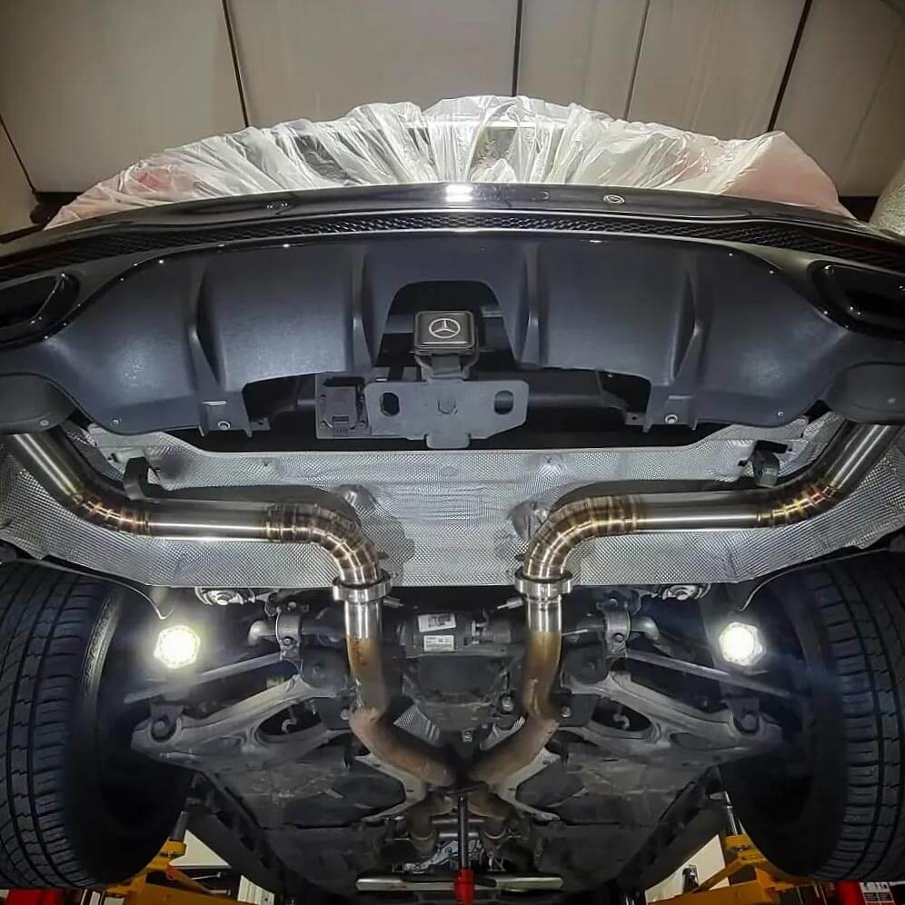 Stainless vband exhaust welding